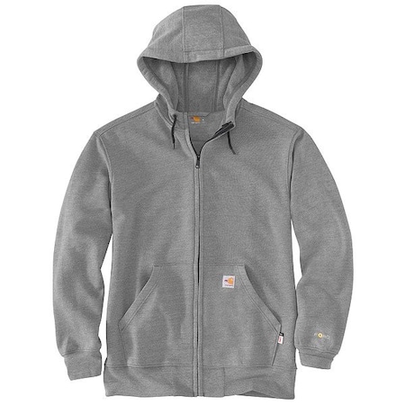Carhartt Men's Flame-Resistant Zip Up Sweatshirt, 25 cal/sq cm, M, Aramid 104982-020MREG