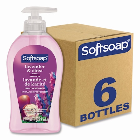 Softsoap Liquid Hand Soap Pumps, Lavender Shea Scent, 6PK US07058A