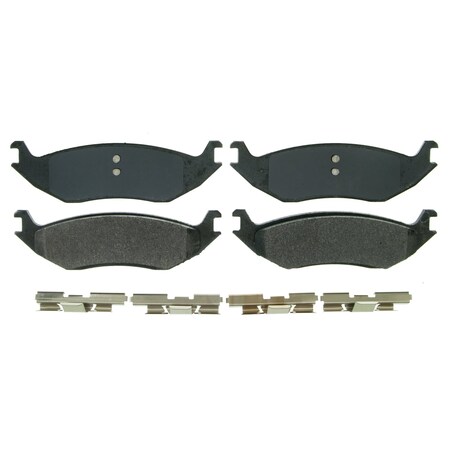 Wagner Brake QuickStop Rear Disc Brake Pad Set Semi-Metallic,  ZX967A