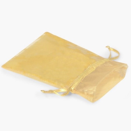 Nashville Wraps Gold Organza Favor Bags, 3x4, 10PK B01027