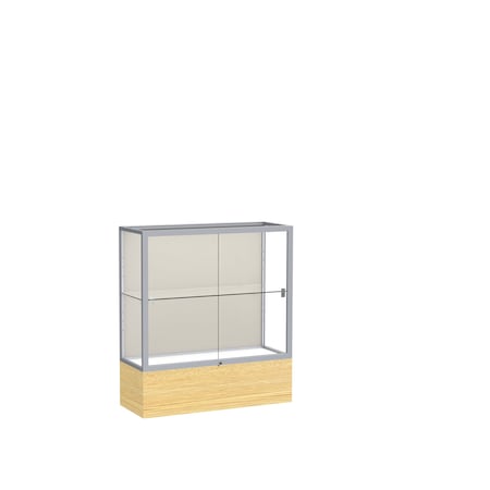 Ghent Counter Display Case 36x40x14, Plaque, Satin 2281PB-SN-LV