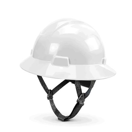 Ge Hard Hat, 329, HDPE, 4 Point Ratchet, White GH329W