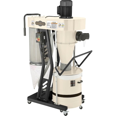 Shop Fox 1-1/2 HP Portable Cyclone Dust Collector W1867