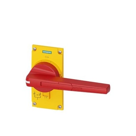 Siemens Accessories for 3KC0 SZ 5 Direct operating mechanism yellow/red with cover for 3KC9501-2