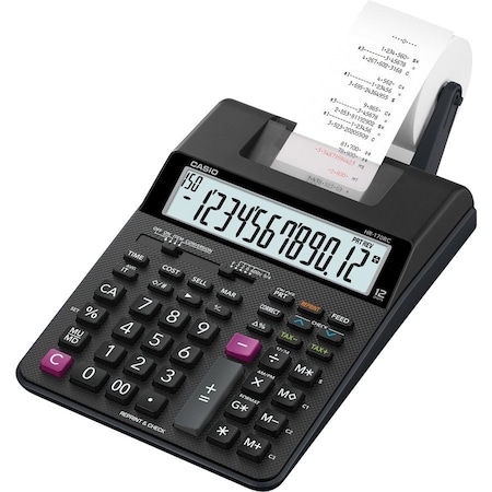Casio HR170RC Printing Calculator, Black CSOHR170RC