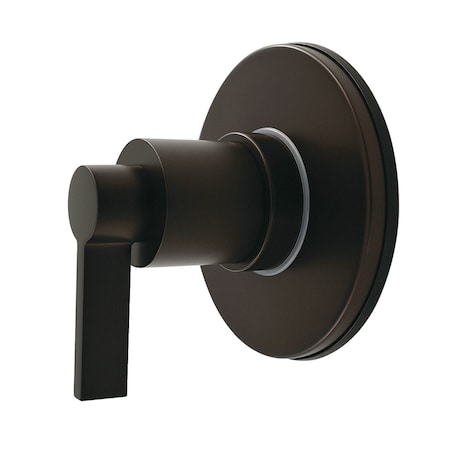 Kingston Brass Single-Handle Six-Way Diverter Valve with Round Trim Kit, Oil Rubbed Bronze KS4035NDL
