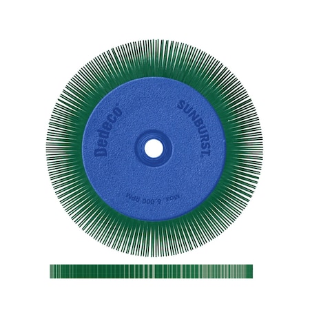 Dedeco SUNBURST 6'' X 1/2'' TS DARK GREEN 50 GRIT (A/O) 2442