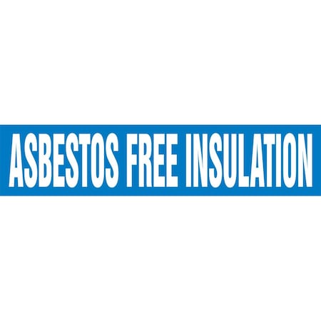 Accuform ASME ANSI PIPE MARKER ASBESTOS RPK147SSH