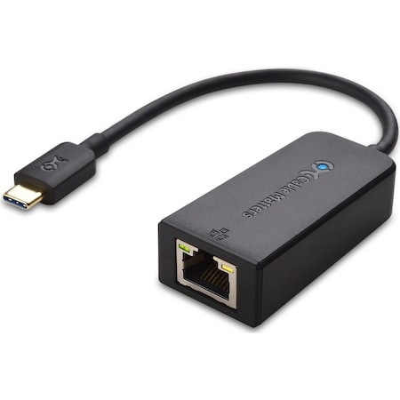 Cable Matters Cable Matters USB-C to Gigabit Ethernet Adapter - USB 3.1 Type C - 1 Port(s) - 1 - Twisted Pair - 1000Base-T 201013-BLK