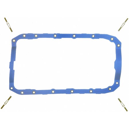 Fel-Pro Engine Oil Pan Gasket Set PermaDry molded rubber, Oil Pan SnapUps Included, OS30620R