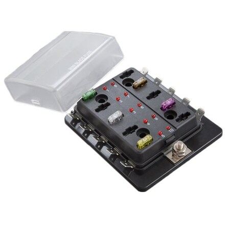 Optifuse Fuse Block for Mini Blade - LED, 10P BLM-I-310