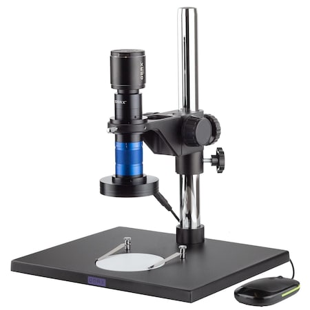 Amscope 0.7X-4.5X Zoom Video Inspection Microscope with LED Ring Light, HDMI Output M5745TDP-RL60-HDLT