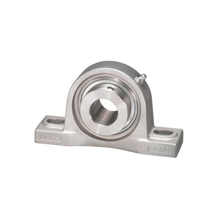 Iptci Pillow Block Ball Bearing Mounted Unit, Stainless Steel Housing Material, Eccentric Locking Collar, 3/4 in Dia SNASP204-12