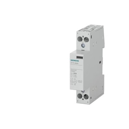 Siemens INSTA contactor with 2 NO contacts Contact for 230 V AC, 400V 20A Control 230 V 5TT5800-0