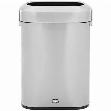 Vortex 15 gal Slim Metal Silver Receptacle VO3215621