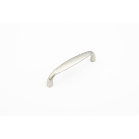 Schaub 4in Center to Center Traditional Cabinet Pull Satin Nickel Finish 732-15