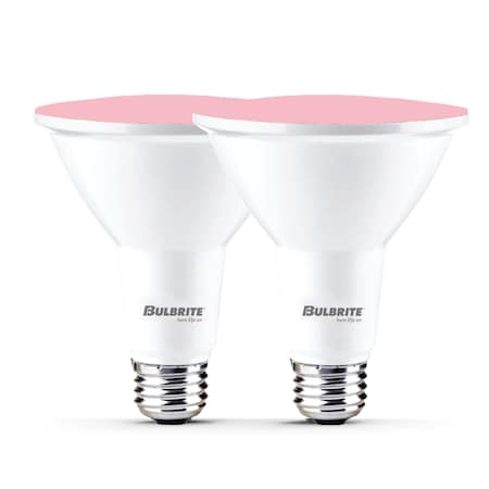 Bulbrite 90-W Equivalent, Pink Color PAR38 Weatherproof Outdoor E26 Medium Base Flood LED Light Bulb COLOR 861910