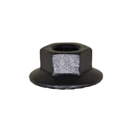 Auveco Spin Lock Nut with Serrations 5/16in-18 USS 13/16in Flange O.D., 100PK 5167