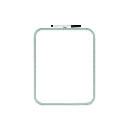 Mastervision Magnetic Dry Erase Board 11 X 14 in Grey Plastic Frame CLK020303