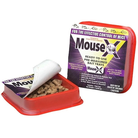 Ecoclear Products MOUSE X READY USE BAIT TRAYS, 2PK 620107