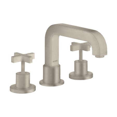 Axor Citterio 3-Hole Roman Tub Set Trim- Cross Handles in Brushed Nickel 39436821