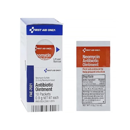 First Aid Only Neomycin Antibiotic Topical Ointment 1/32oz, 10PK 5590034