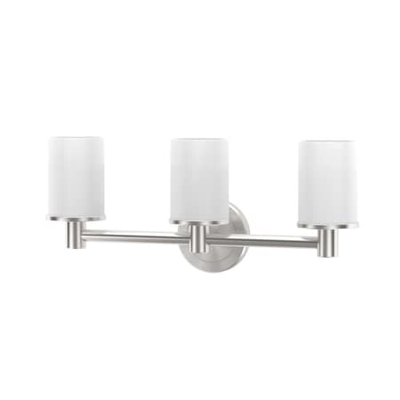 Gatco Latitude II Triple Sconce, Satin Nickel 1687
