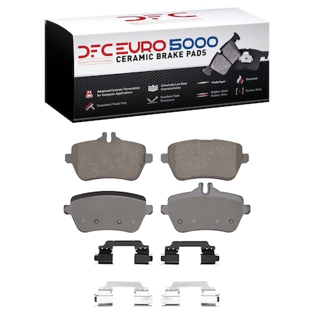 Dfc 5000 Euro Ceramic Disc Brake Pad Set, 1600-1689-01