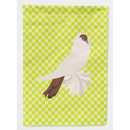 Carolines Treasures German Helmet Pigeon Green Flag Canvas House BB7770CHF
