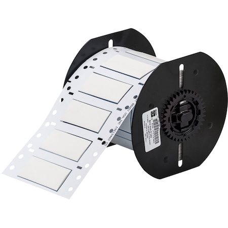 Brady B33 Series Low Smoke Zero Halogen PermaSleeve Heat Shrink Tubing, 0.5 in. Dia x 2 in. W, White B33D-500-2-7641