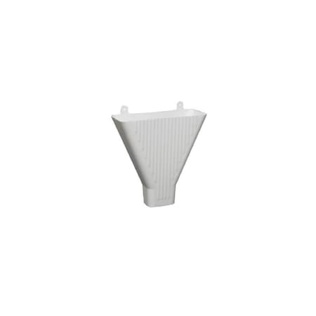 Amerimax Home Products Funnel For 2 x 3-In. Downspout, White Plastic 85208