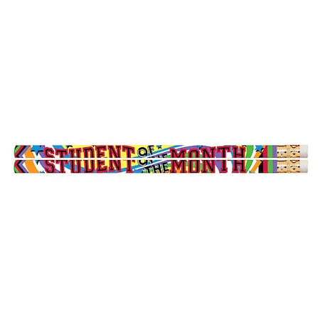 Musgrave Pencil Co Student of the Month Motivational Pencil, 144PK MUS2475G
