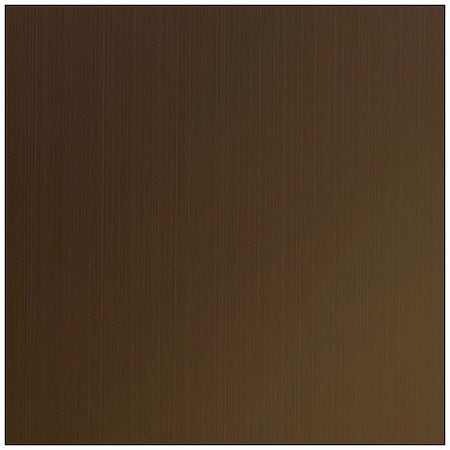 Zoro Select SS Sheet, Rectangle, 48 in Overall W T22 Quartz Bronze HL FPR 20Gx48x120
