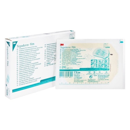 3M Tegaderm Frame Style Transparent Dressing, 4"x4.75" MMM1626H