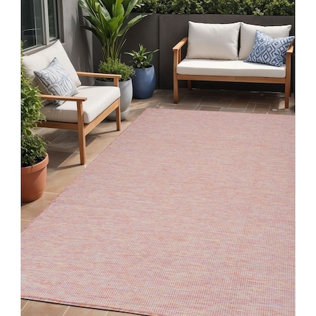 Homeroots 5' X 7' Red Indoor Outdoor Area Rug 522527