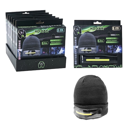 Kodiak Beanie with Built-in Wide Beam Headlamp K-CBNEE-6/12