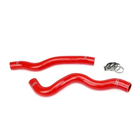Hps Performance High Temp Reinforced Silicone Radiator Coolant Hose Kit, Red, 57-1964-RED