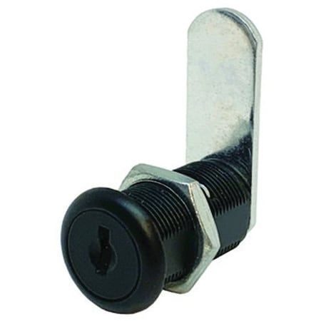 Olympus Lock Cam 1-3/16 in  Disc Tumbler Black F/ 7/8 in  Material - KA Key C390A 953-US19-C390A