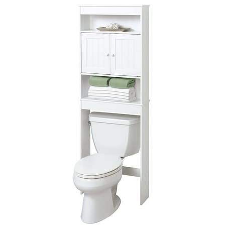 Zenna Home Cottage Bathroom Spacesaver, 3-Shelf, Wood 9119W