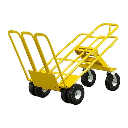 Snap-Loc Cart, 31in, 61in, Yellow, Steel, 1,000lb SLV1000HC6Y-G