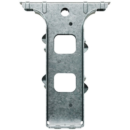 Simpson Strong-Tie PF Post Frame Hanger, 5-3/8 in H, 1-1/4 in D, 1-9/16 in W, 2 x 6 in, Steel PFD26B