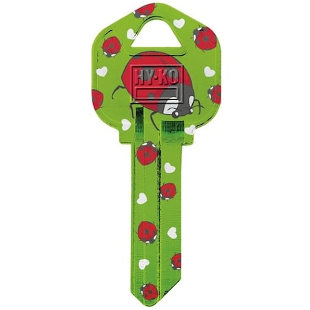 Hy-Ko Key Blank, Brass, Nickel, For: Kwikset KW1 Keyways 16005KW1-20