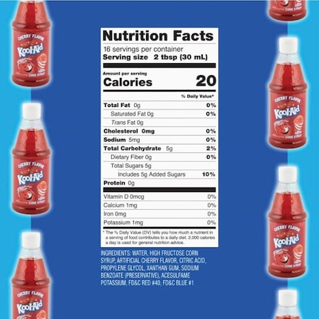 Kool Aid 16 Oz. Cherry Snow Cone Syrup KASCYSYRP16CHER