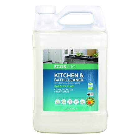 Ecos Pro Kitchen and Bathroom Cleaner, Gray, 1 gal PL9746/04