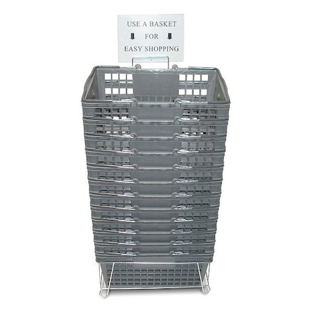 R.W. Rogers Co Hand Basket Set, Gray, 8-3/4 in L H2462015