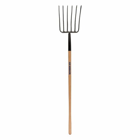 Seymour Midwest 6-Tine Manure Fork with 54 in Hardwood Handle 49278