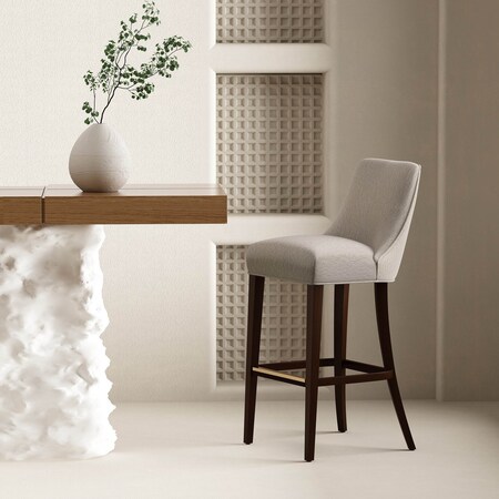 Manhattan Comfort Beever Barstool in Taupe BS027-TP