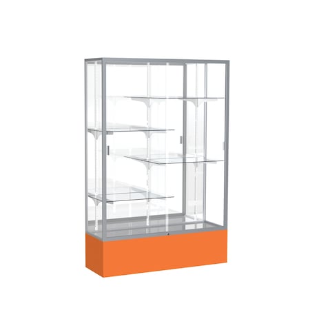 Ghent Spirit Floor Display Case 48x72x16, Mirror, Satin 374MB-SN-OR