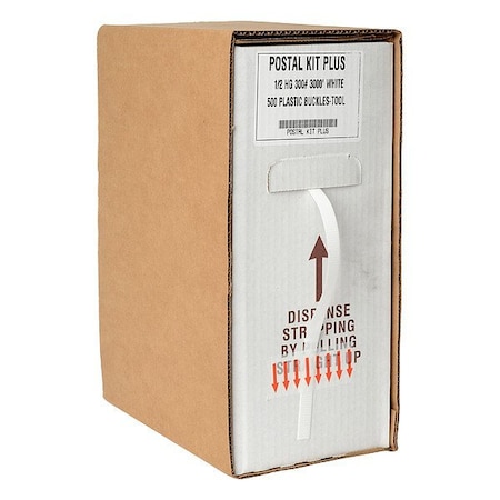 Zoro Select Strapping Kit, 300 lb, Polypropylene POSTAL KIT PLUS