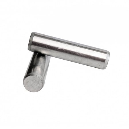 Zdb Industrial M6 x 80mm ISO 2338 A2 Stainless Steel Dowel Pin, Bright 10004268